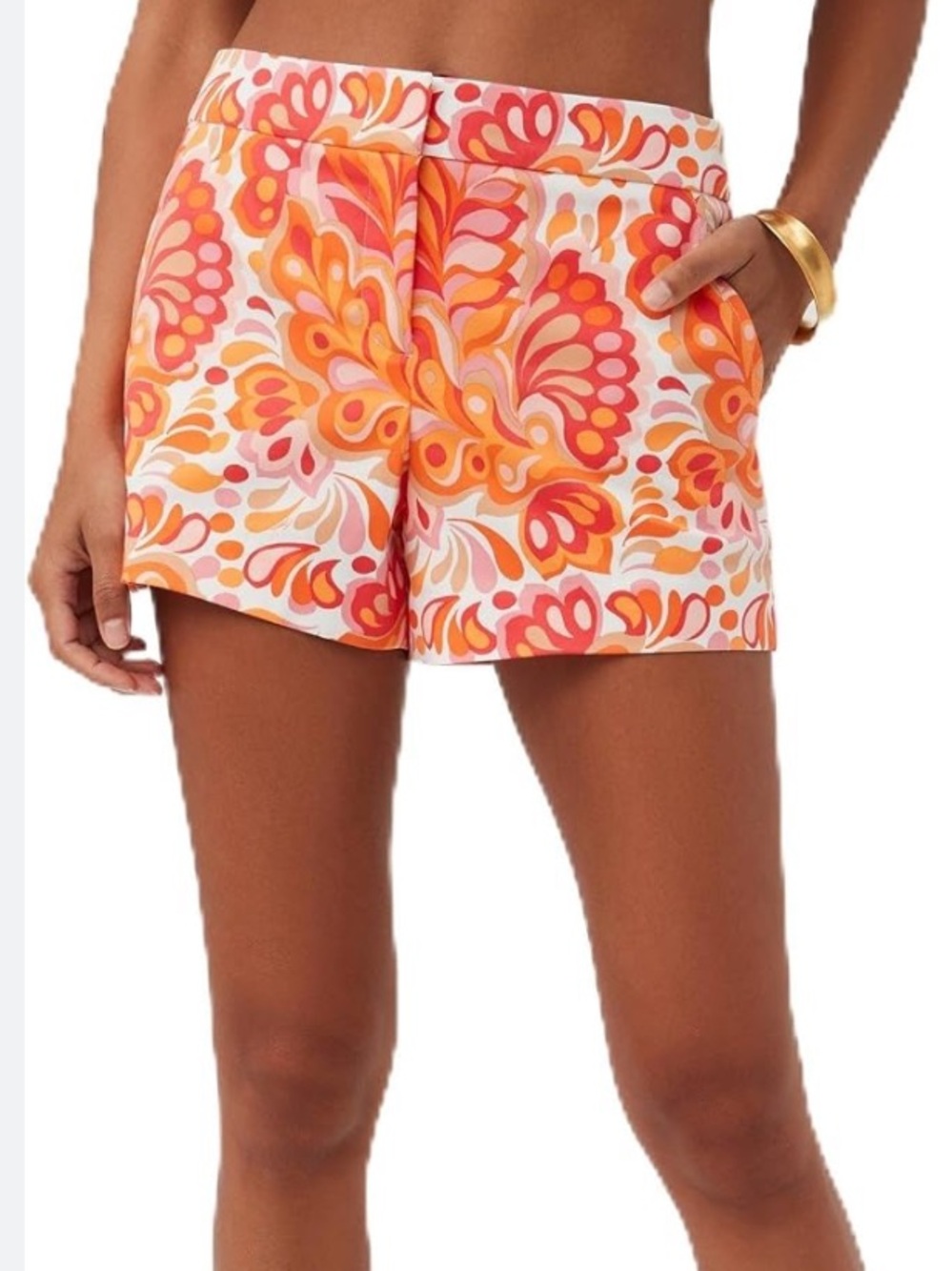 NWT Trina Turk Shorts in "Slushie Multi" paisley print! Size 10 Run Big